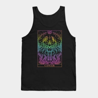 Zodiac sign tarot card Cancer Tank Top